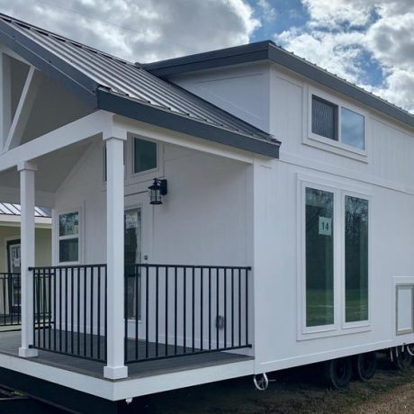 exterior of tiny home