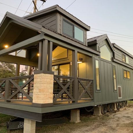 exterior of tiny home