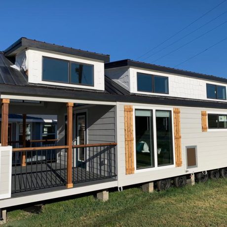 exterior of tiny home